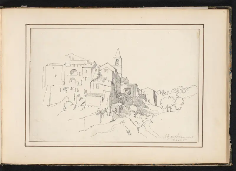 Gezicht op Bocchignano Wall Art by Unknown - High-Resolution Digital Print