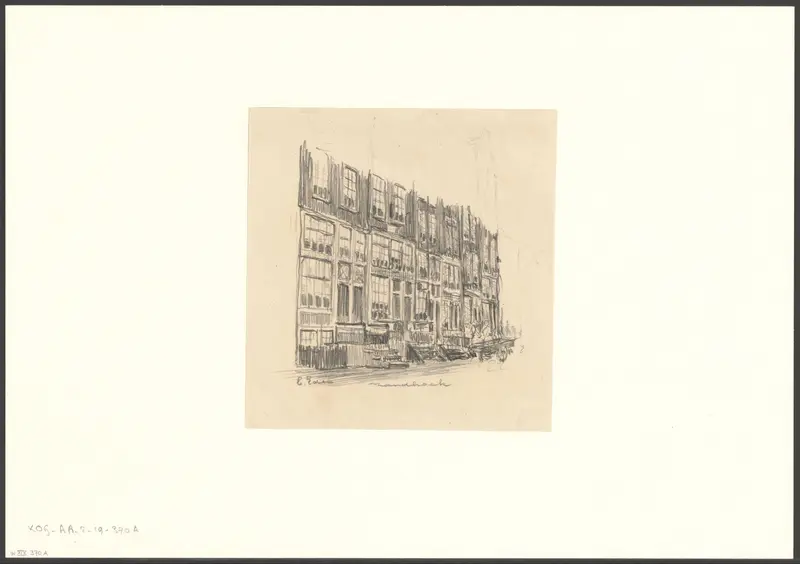 Gezicht op Bokkinghangen, hoek Zoutkeetsgracht Wall Art by Unknown - High-Resolution Digital Print