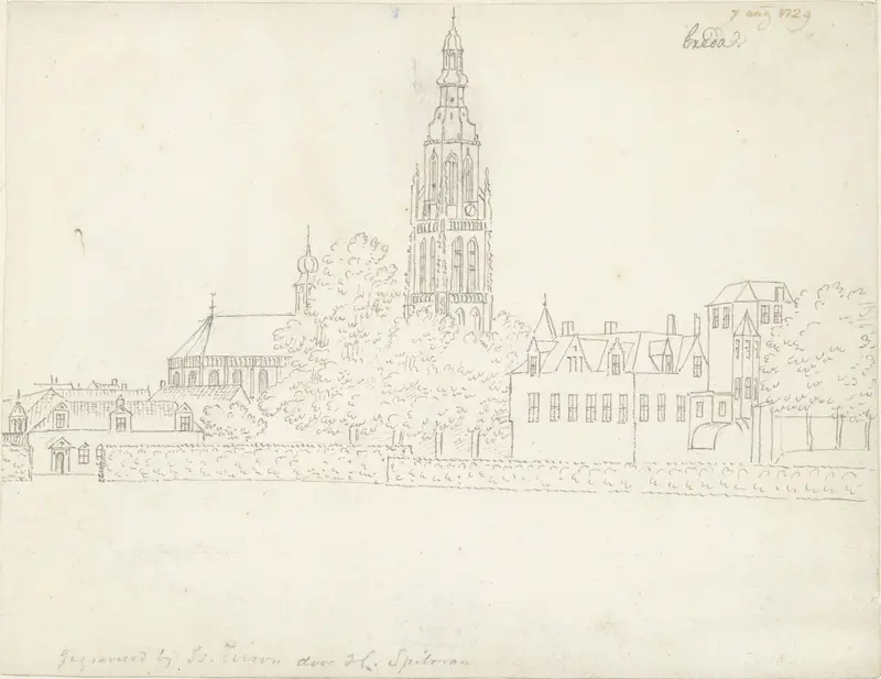 Gezicht op Breda Wall Art by Cornelis Pronk - High-Resolution Digital Print