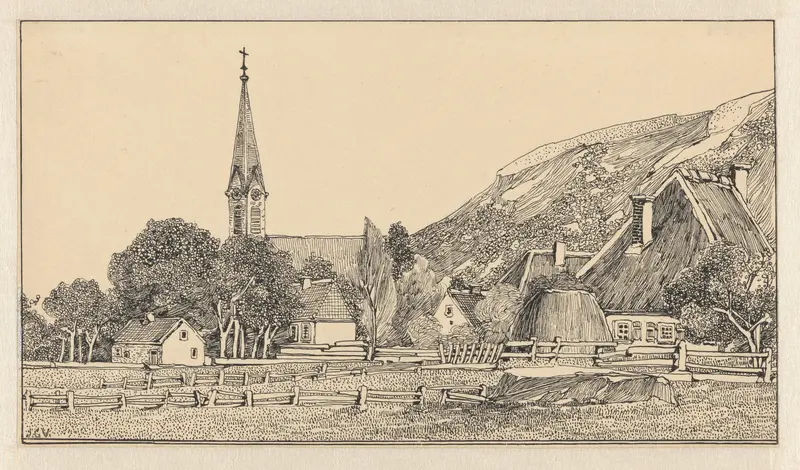 Gezicht op Catrijp in Noord-Holland Wall Art by Unknown - High-Resolution Digital Print