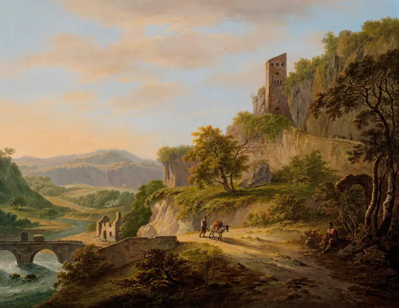 Gezicht op Civita Castellana Wall Art by Unknown - High-Resolution Digital Print