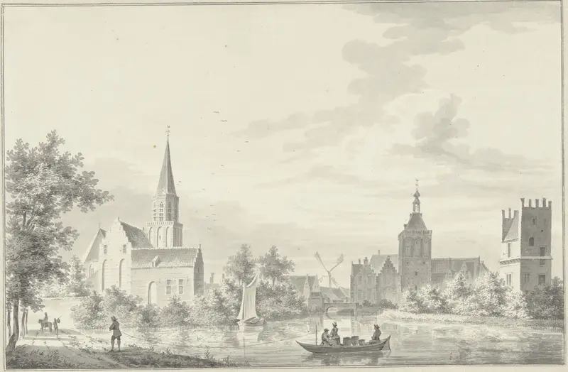 Gezicht op Culemborg Wall Art by Pieter Jan van Liender - High-Resolution Digital Print