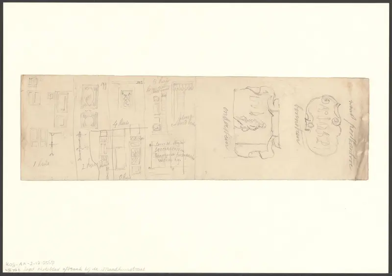 Gezicht op de afbraak bij de Raadhuisstraat Wall Art by Johan Martinus Anthon Rieke - High-Resolution Digital Print