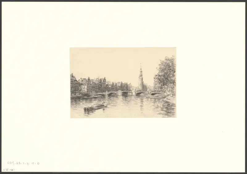 Gezicht op de Amstel Wall Art by anonymous - High-Resolution Digital Print