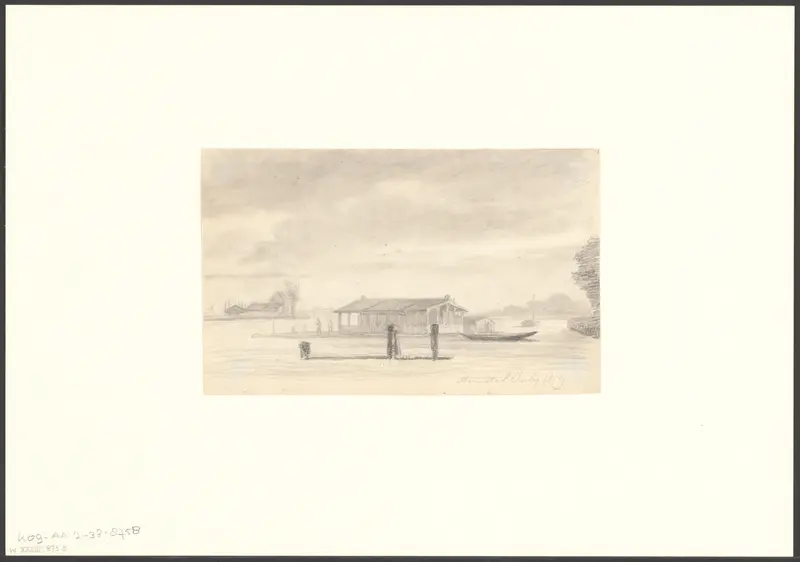 Gezicht op de Amstel Wall Art by Everhardus Koster - High-Resolution Digital Print