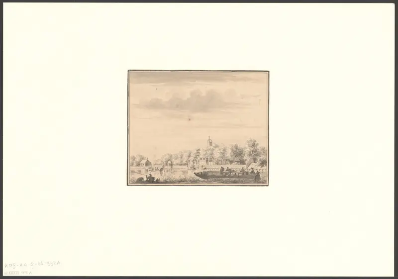Gezicht op de Amstel Wall Art by Cornelis Pronk - High-Resolution Digital Print