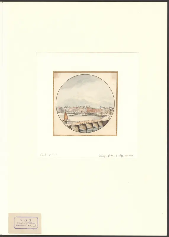 Gezicht op de Amstel bij de ingang van de Herengracht Wall Art by Jan van Call (I) - High-Resolution Digital Print