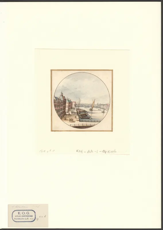 Gezicht op de Amstel tussen de Blauwbrug en Hogesluis Wall Art by Jan van Call (I) - High-Resolution Digital Print