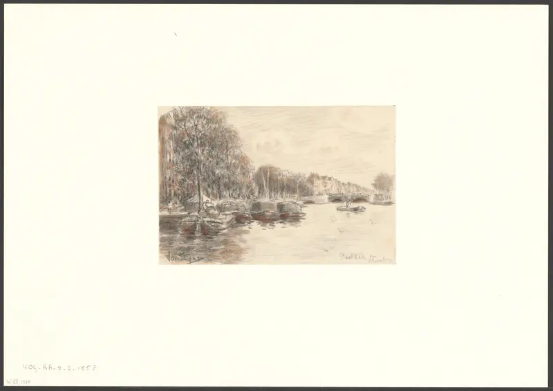 Gezicht op de Amstel Wall Art by Unknown - High-Resolution Digital Print