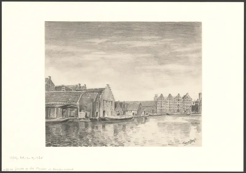 Gezicht op de Bickersgracht Wall Art by Unknown - High-Resolution Digital Print