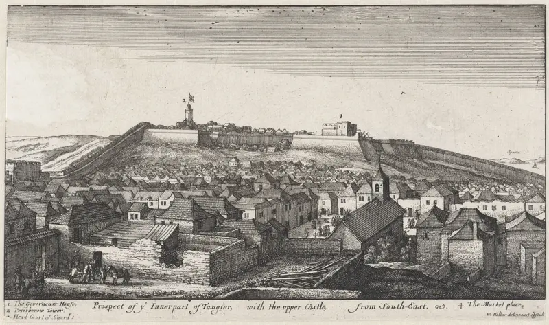 Gezicht op de binnenstad van Tanger Wall Art by Unknown - High-Resolution Digital Print