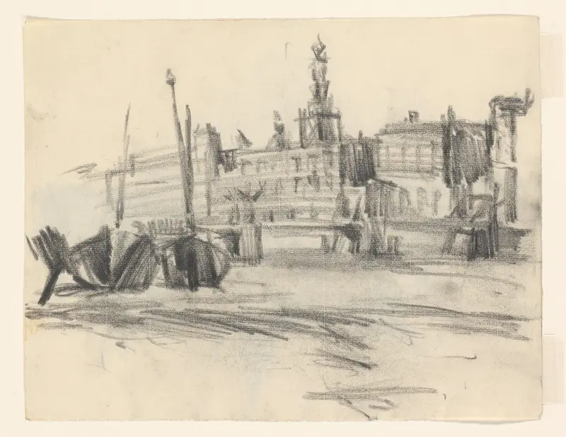 Gezicht op de Blauwbrug in Amsterdam Wall Art by Gooitzen de Jong - High-Resolution Digital Print