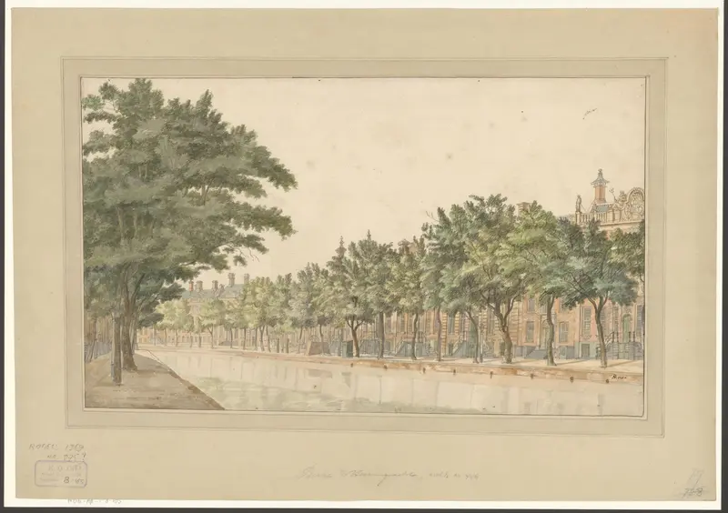 Gezicht op de bocht van de Herengracht Wall Art by Unknown - High-Resolution Digital Print