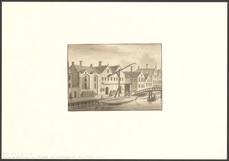 Gezicht op de brouwerij van Liesdelle Wall Art by Unknown - High-Resolution Digital Print