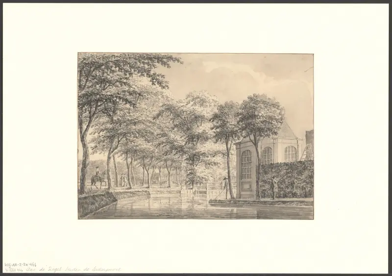 Gezicht op de Buitensingel bij de Leidsepoort Wall Art by Unknown - High-Resolution Digital Print