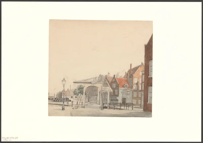 Gezicht op de Bullebaksluis Wall Art by Unknown - High-Resolution Digital Print