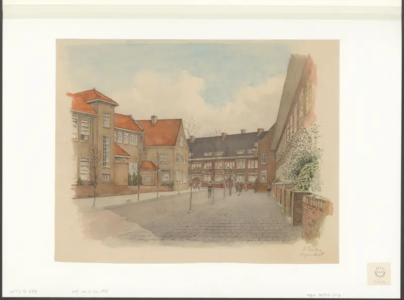 Gezicht op de Chopinstraat Wall Art by Unknown - High-Resolution Digital Print