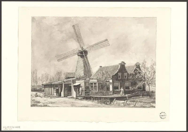 Gezicht op de De Wittenkade Wall Art by Unknown - High-Resolution Digital Print