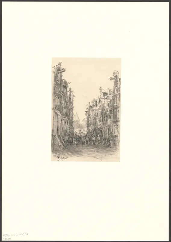 Gezicht op de Dijkstraat Wall Art by Unknown - High-Resolution Digital Print