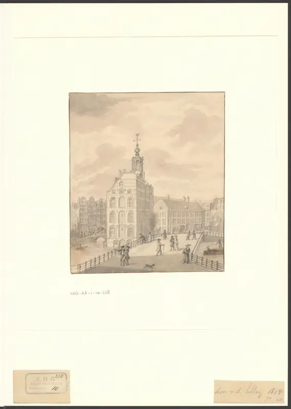 Gezicht op de Doelensluis Wall Art by Unknown - High-Resolution Digital Print