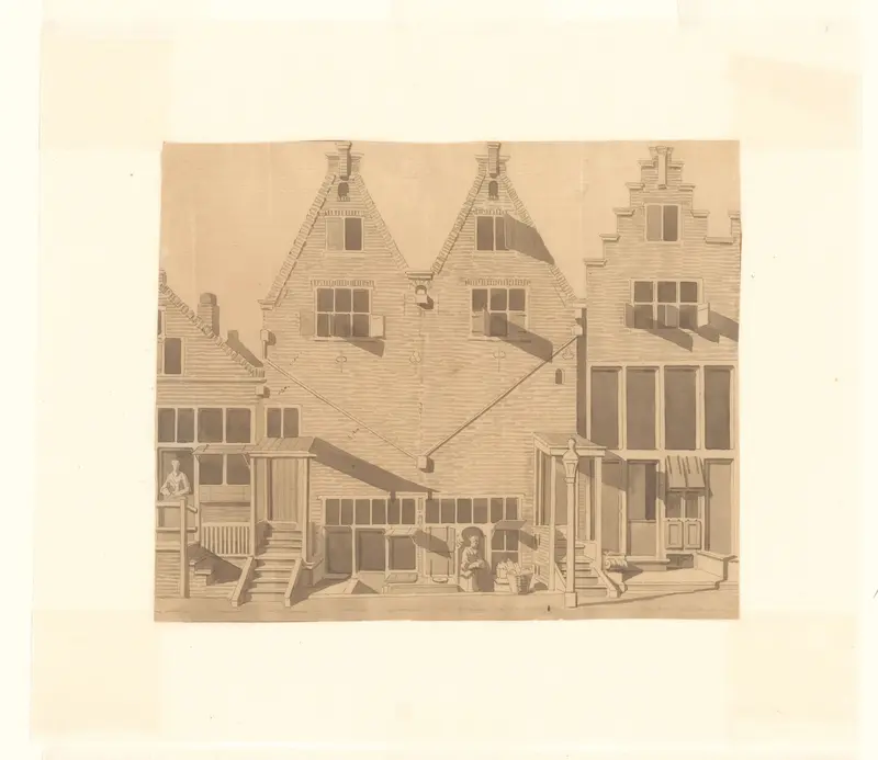Gezicht op de doopsgezinde kerk van de Jan Jacobsgezinden Wall Art by Cornelis Pronk - High-Resolution Digital Print