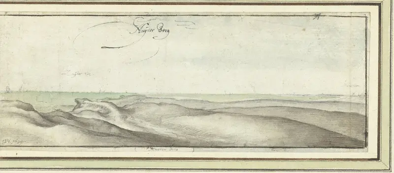 Gezicht op de duinen bij Muiderberg Wall Art by Wenceslaus Hollar - High-Resolution Digital Print
