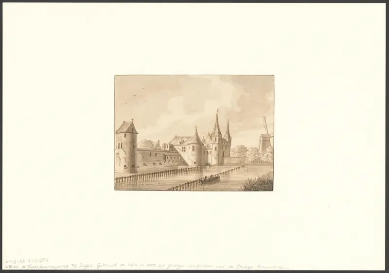 Gezicht op de Eerste Haarlemmerpoort Wall Art by Unknown - High-Resolution Digital Print