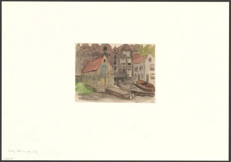 Gezicht op de Eilandsgracht Wall Art by Unknown - High-Resolution Digital Print
