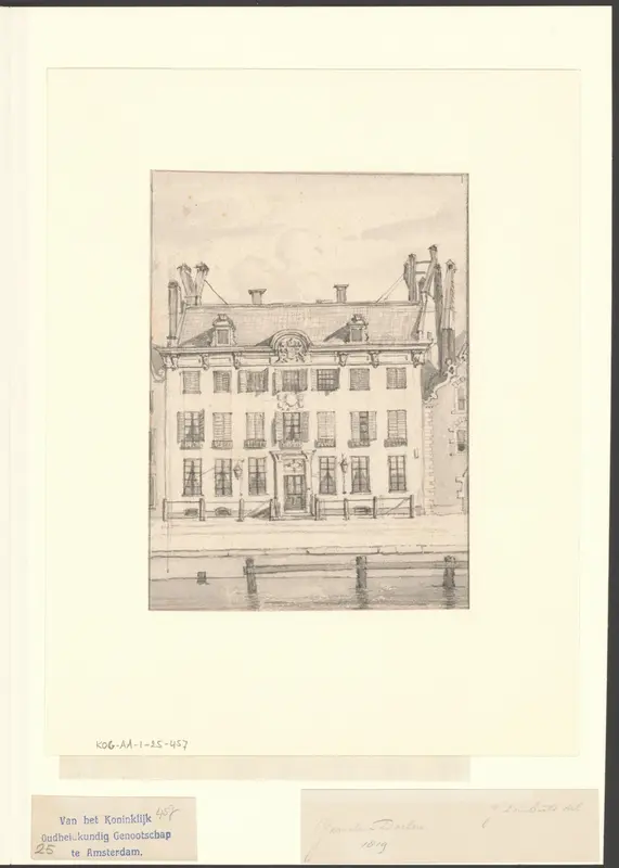 Gezicht op de Garnalendoelen op het Singel Wall Art by Unknown - High-Resolution Digital Print