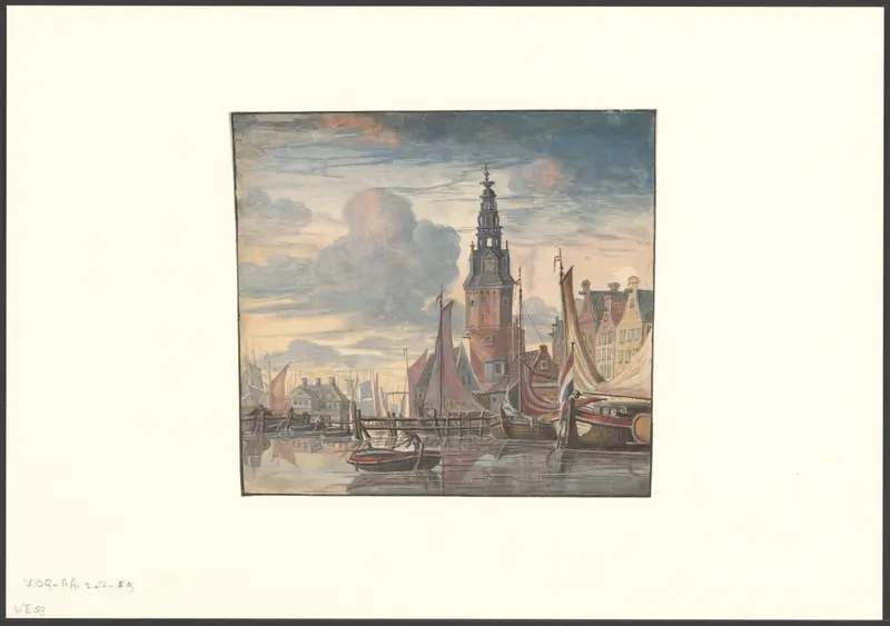 Gezicht op de Haringpakkerij Wall Art by anonymous - High-Resolution Digital Print