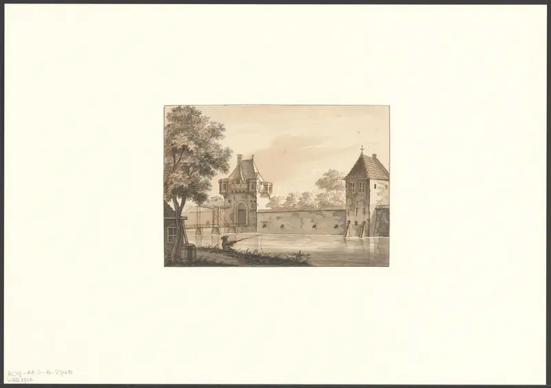 Gezicht op de Heiligewegspoort Wall Art by anonymous - High-Resolution Digital Print