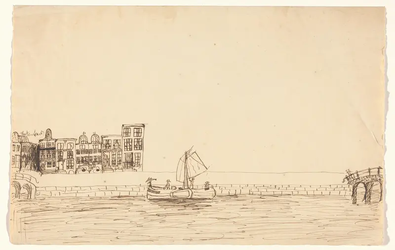 Gezicht op de Herengracht Wall Art by anonymous - High-Resolution Digital Print