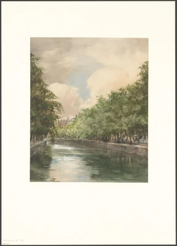 Gezicht op de Herengracht Wall Art by Unknown - High-Resolution Digital Print