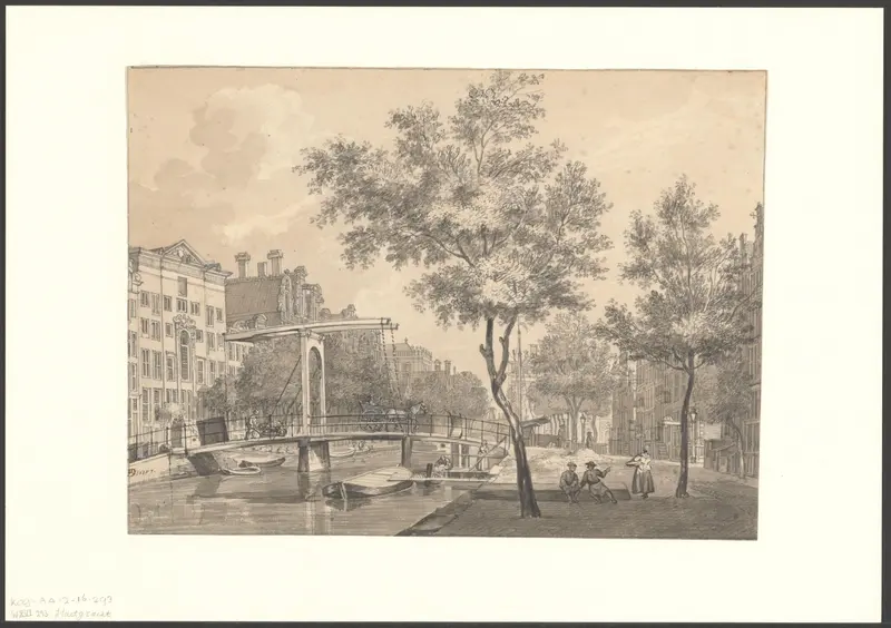 Gezicht op de Houtgracht Wall Art by Unknown - High-Resolution Digital Print