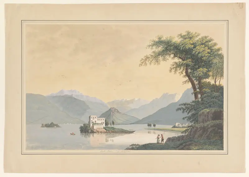 Gezicht op de Isola Madre in de Lago Maggiore Wall Art by Johannes Josephus Aarts - High-Resolution Digital Print