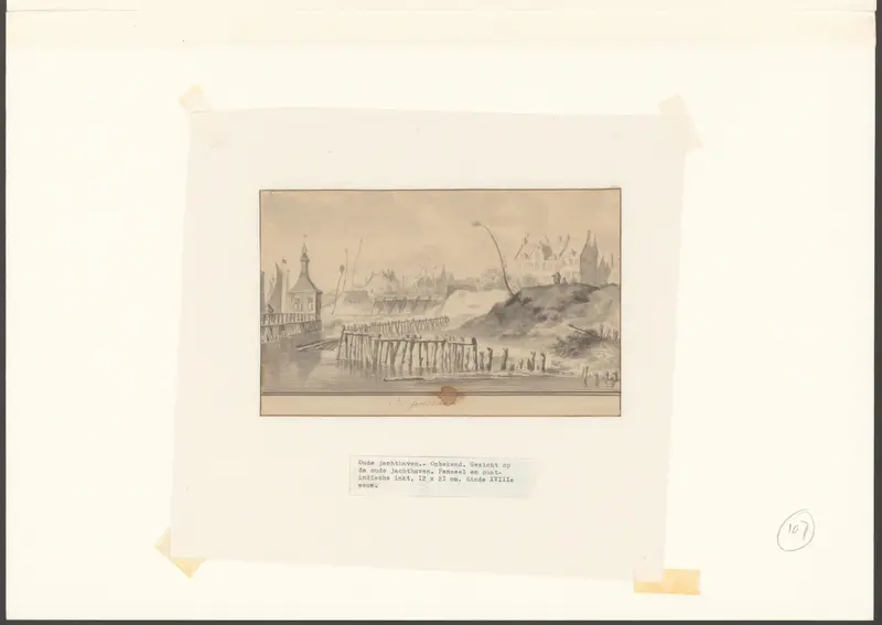 Gezicht op de Jachthaven Wall Art by anonymous - High-Resolution Digital Print