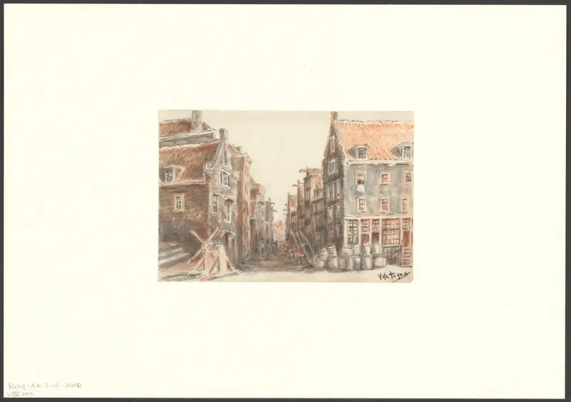 Gezicht op de Jodenhouttuinen Wall Art by Unknown - High-Resolution Digital Print