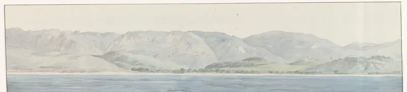 Gezicht op de kaap van Stilo Wall Art by Louis Ducros - High-Resolution Digital Print