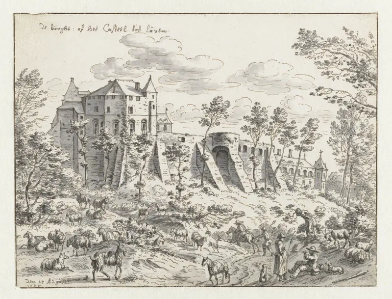 Gezicht op de Keizersberg bij Leuven Wall Art by Josua de Grave - High-Resolution Digital Print