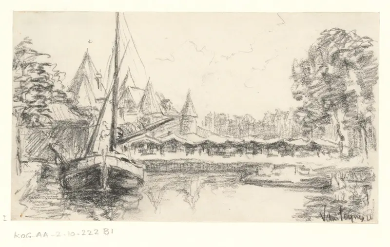 Gezicht op de Kloveniersburgwal Wall Art by Unknown - High-Resolution Digital Print