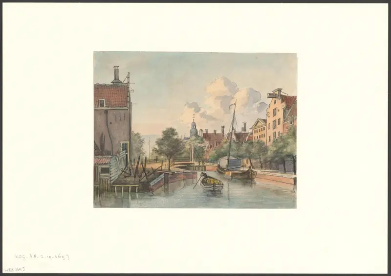 Gezicht op de Korte Prinsengracht Wall Art by anonymous - High-Resolution Digital Print