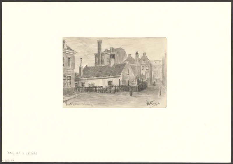 Gezicht op de Korte Schimmelstraat Wall Art by Unknown - High-Resolution Digital Print