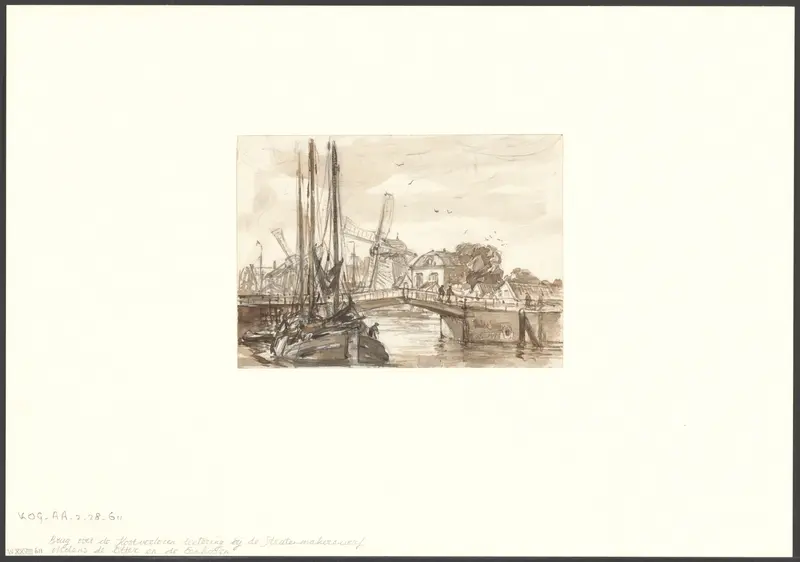 Gezicht op de Kostverlorenvaart Wall Art by Unknown - High-Resolution Digital Print