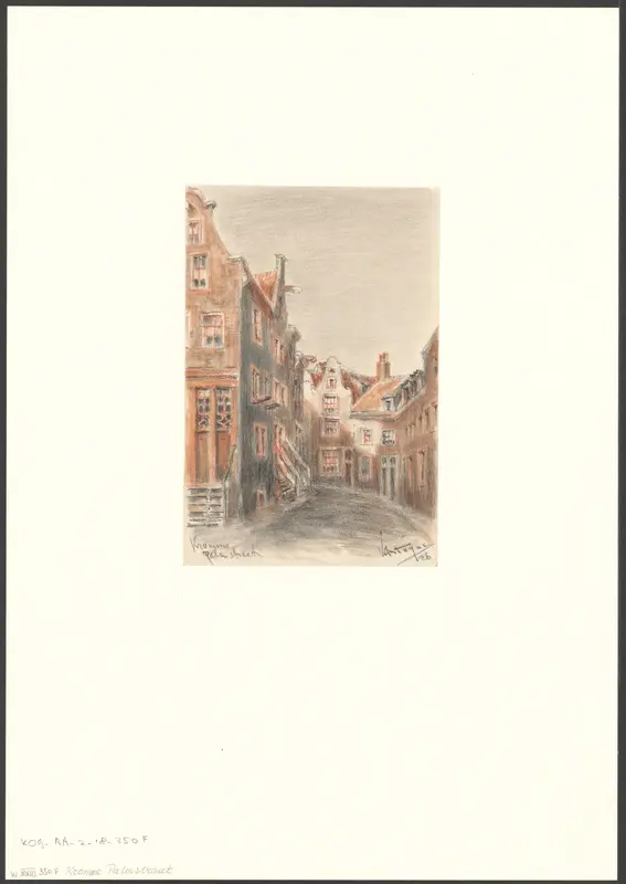 Gezicht op de Kromme Palmstraat Wall Art by Unknown - High-Resolution Digital Print