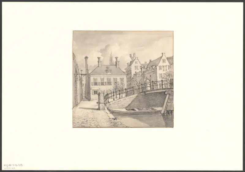 Gezicht op de Leidsegracht met de Hollandsche Manege en de stadsmetseltuin Wall Art by Unknown - High-Resolution Digital Print