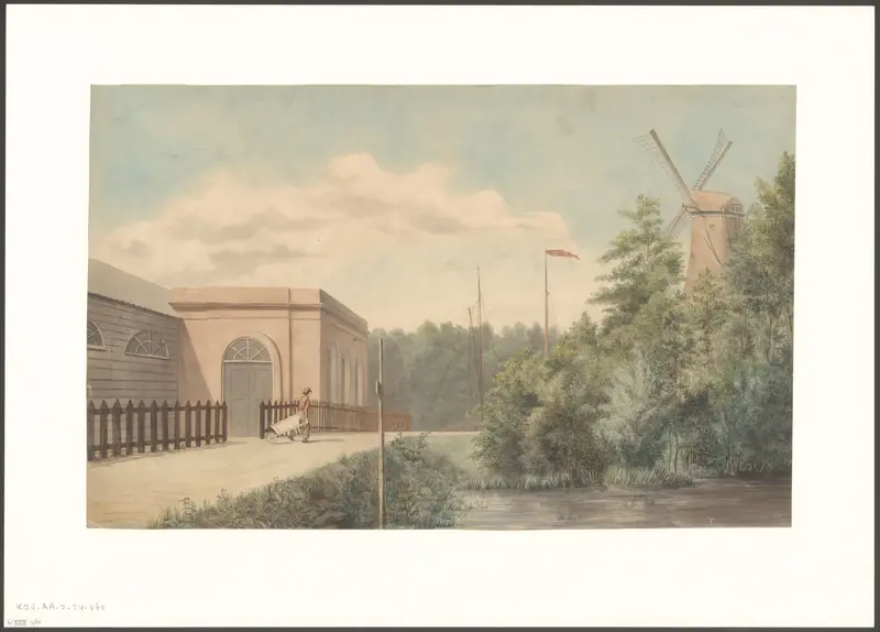 Gezicht op de Lijnbaansgracht Wall Art by anonymous - High-Resolution Digital Print