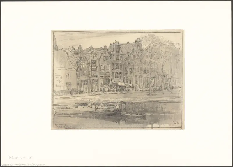 Gezicht op de Lindengracht Wall Art by Unknown - High-Resolution Digital Print