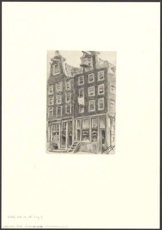 Gezicht op de Lindenstraat, hoek Noordermarkt Wall Art by Unknown - High-Resolution Digital Print