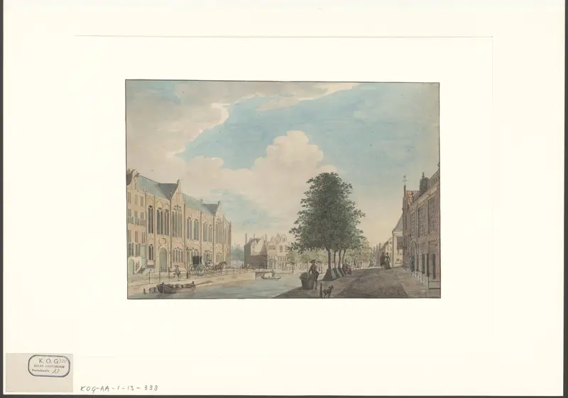 Gezicht op de Lutherse Kerk op het Spui Wall Art by anonymous - High-Resolution Digital Print