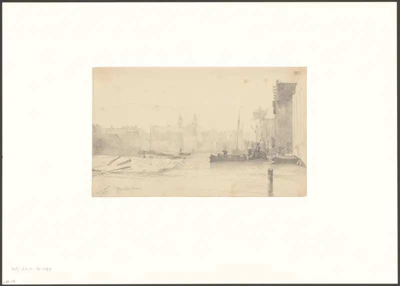 Gezicht op de Markengracht Wall Art by Willem Anthonie van Deventer - High-Resolution Digital Print